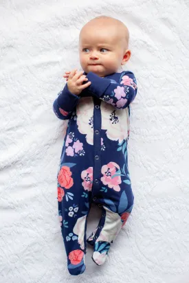 Annabelle One Piece Footed Baby Romper