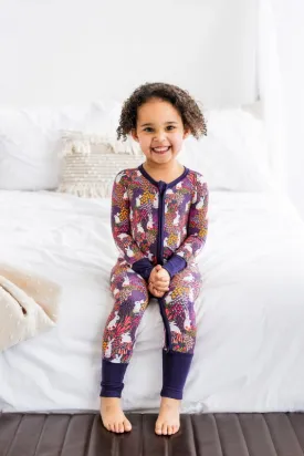 Botanical Bunnies Zip Romper