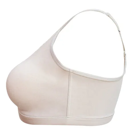 Curvy Couture Cotton Luxe Wireless Bra Natural