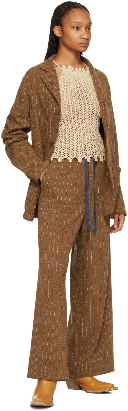 Eckhaus Latta Brown Beach Lounge Pants