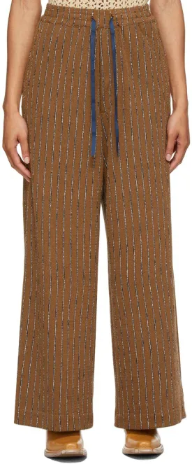 Eckhaus Latta Brown Beach Lounge Pants