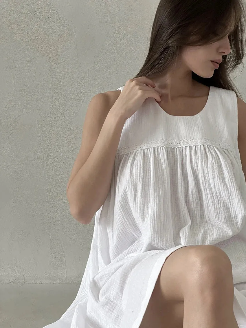 Essential Cotton Dress for Relaxed Home Days