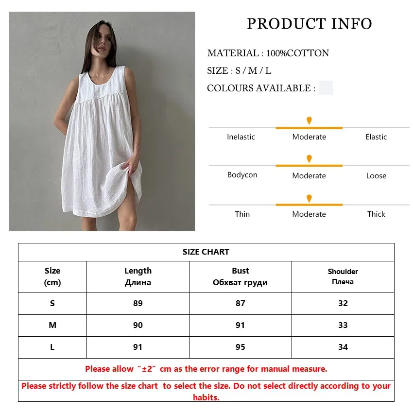 Essential Cotton Dress for Relaxed Home Days
