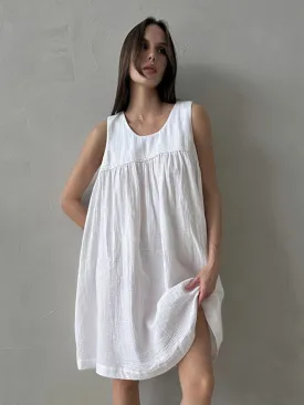 Essential Cotton Dress for Relaxed Home Days
