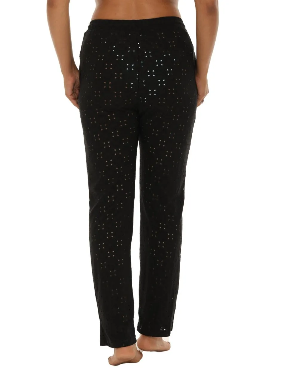 Eyelet Swim Cover-up Pants