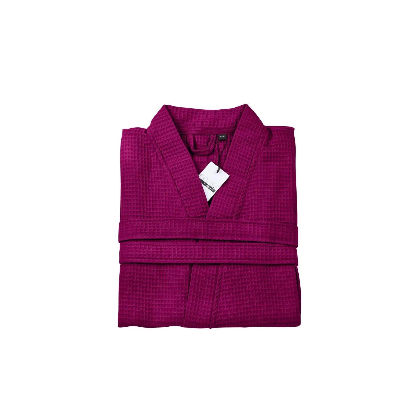 Fine Waffle Piquée Bathrobe