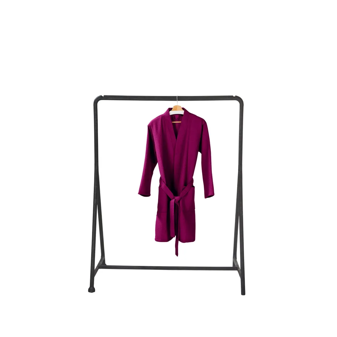 Fine Waffle Piquée Bathrobe