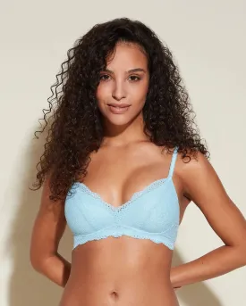 Forte Travel Padded Petite Bralette LIMITED EDITION Aqua