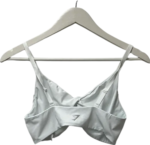gymshark White Twist Front Bralette UK L