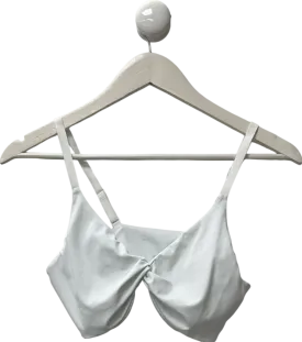 gymshark White Twist Front Bralette UK L