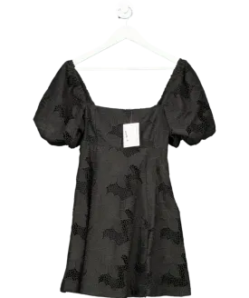 Hill House Black Matilda Mini Dress UK XS