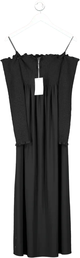 Hill House Black The Jersey Catalina Nap Dress UK S