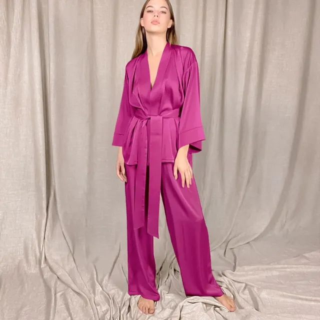 Home Suit Satin Sleepwear