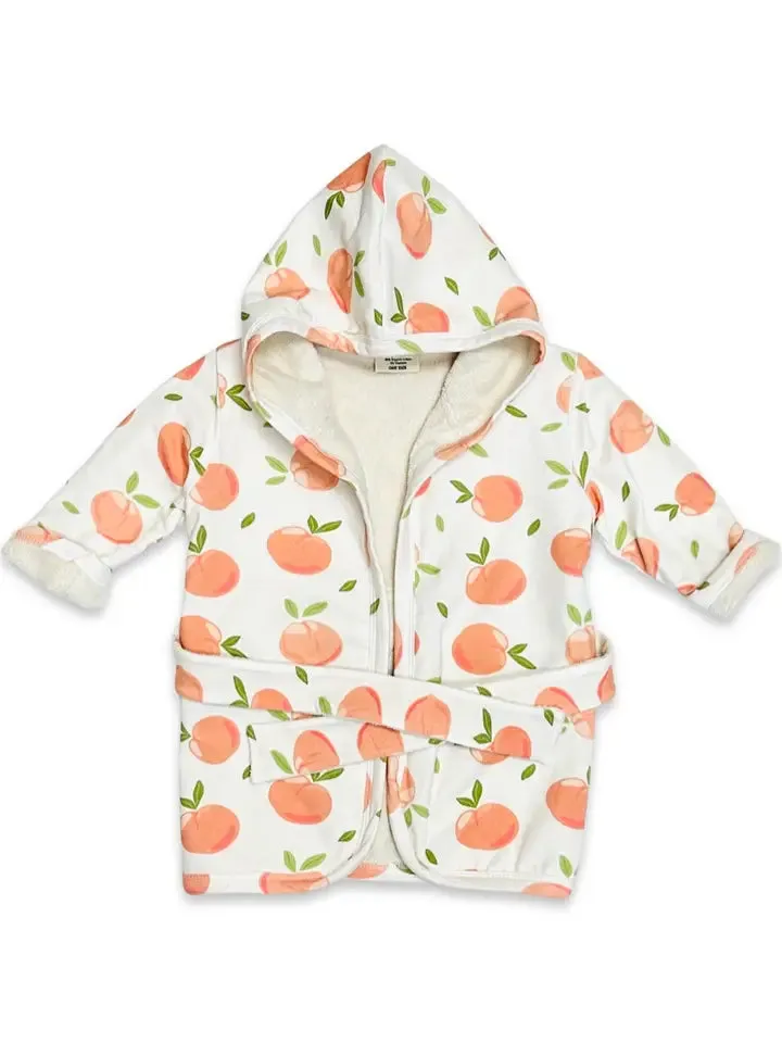 Hooded Baby Bathrobe - Viverano Organics