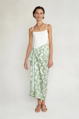 IVY PRINTED SARONG - SAGE