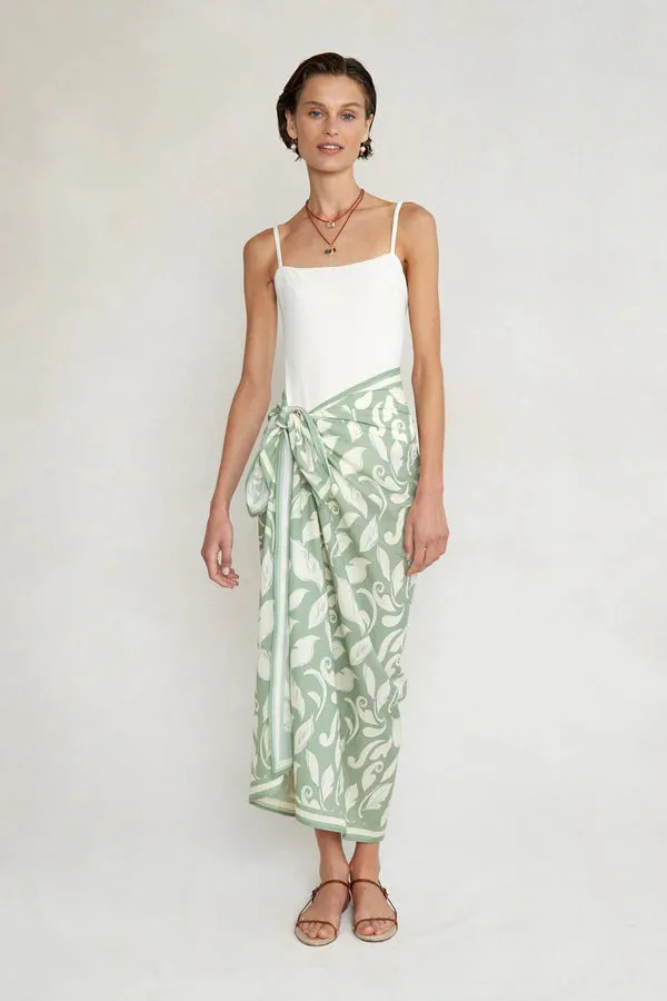 IVY PRINTED SARONG - SAGE