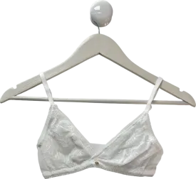 KBX White Alice Triangle Bralette UK 10