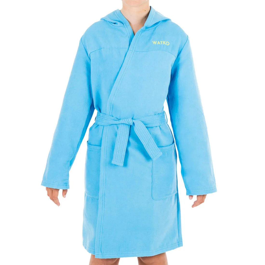 Kids' Compact Microfibre Pool Bathrobe
