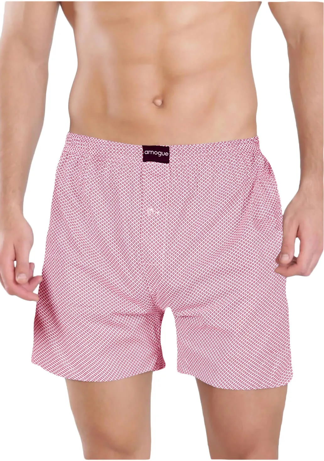 Navy Flower Pink Dot Navy Dot 3 Cotton Boxers Combo