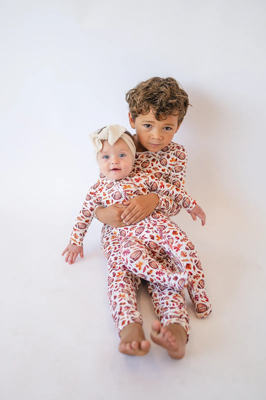 Organic Snug Fit PJ Set in Game Day