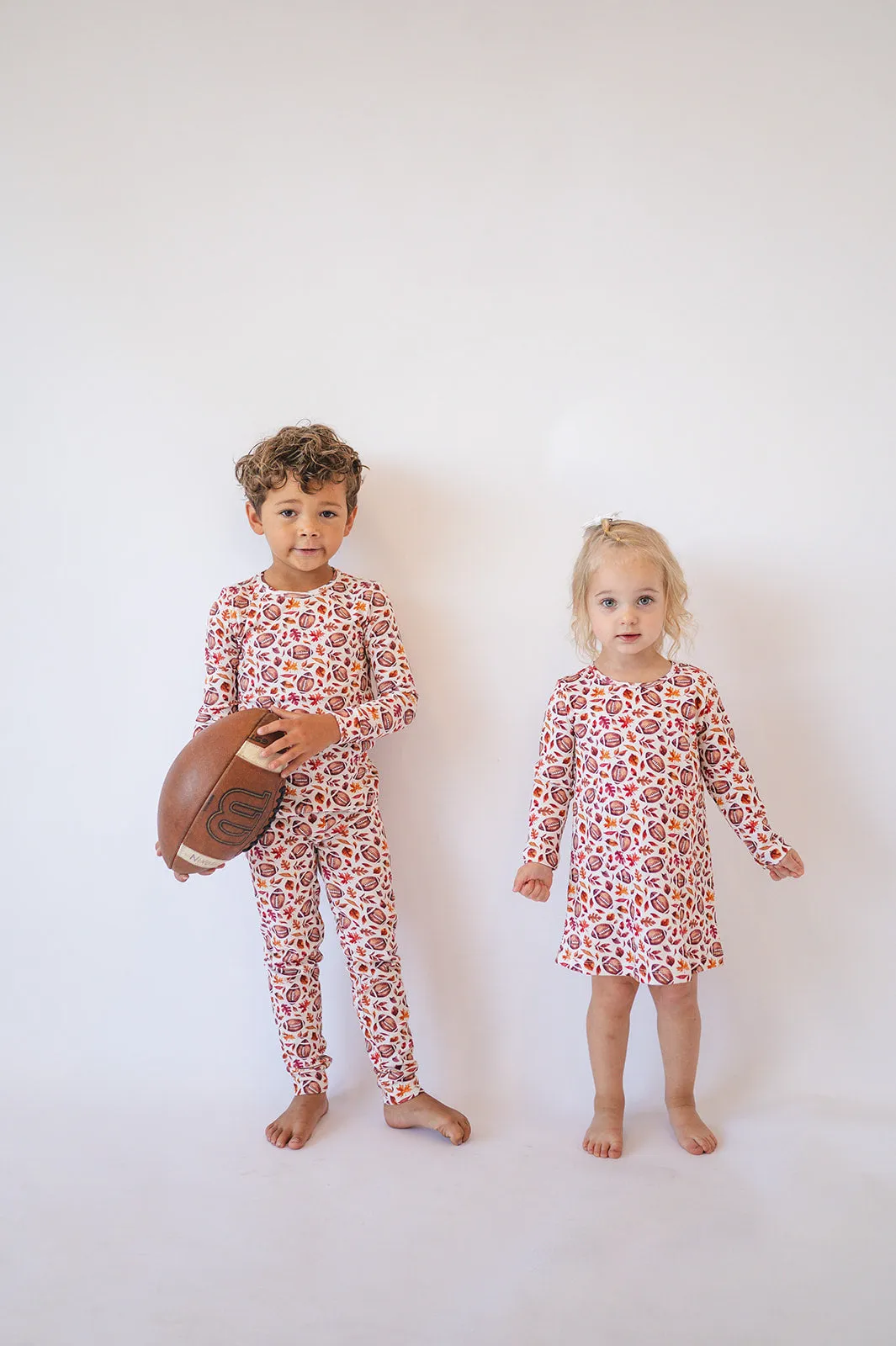 Organic Snug Fit PJ Set in Game Day