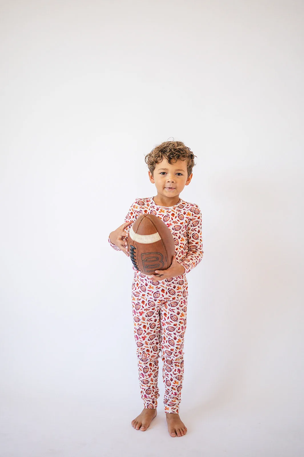 Organic Snug Fit PJ Set in Game Day