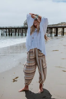 Perfect Journey Wide Leg Pants - Natural
