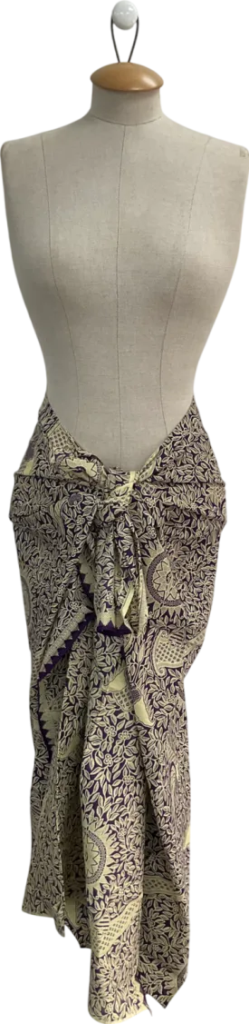 Pinks Boutique Purple Printed Sarong