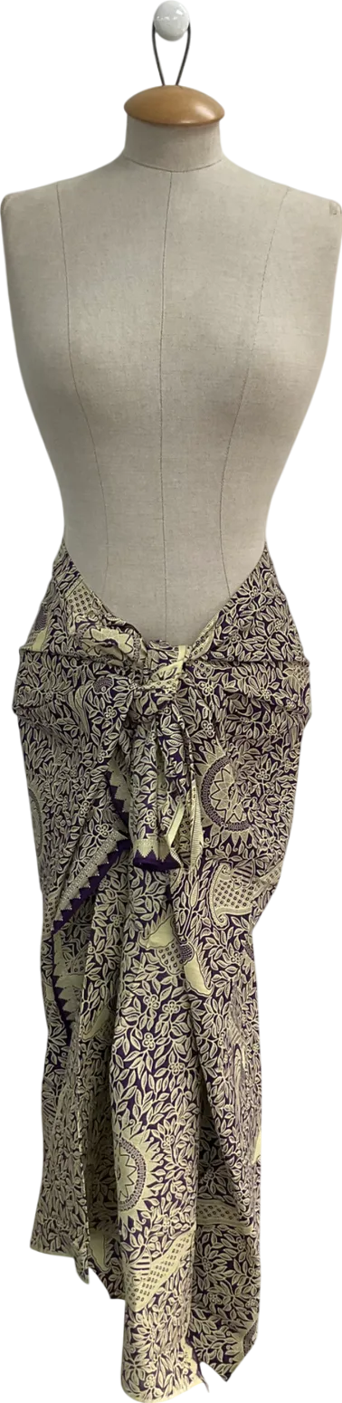 Pinks Boutique Purple Printed Sarong
