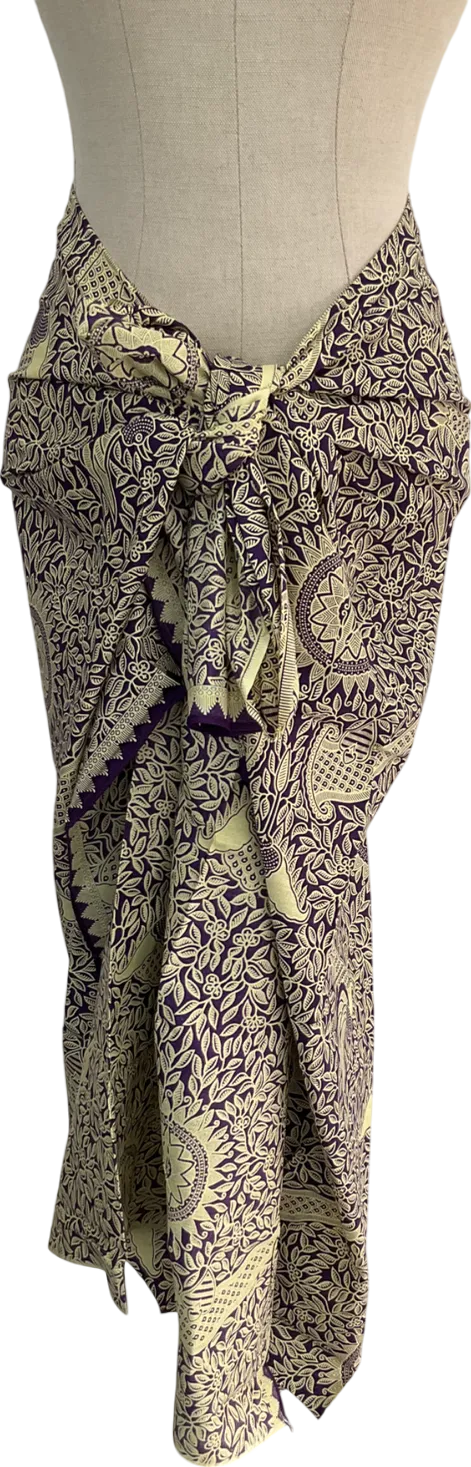 Pinks Boutique Purple Printed Sarong