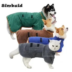 Quick-Dry Dog Bathrobe Wrap for Cozy, Clean Pups