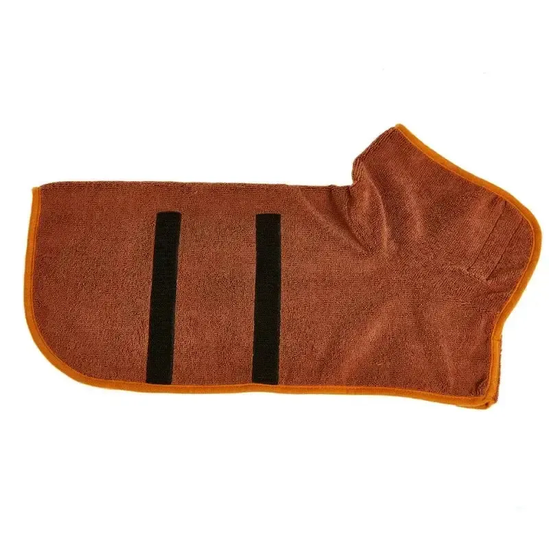Quick-Dry Dog Bathrobe Wrap for Cozy, Clean Pups