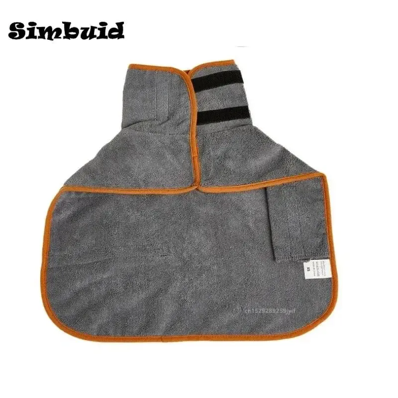 Quick-Dry Dog Bathrobe Wrap for Cozy, Clean Pups