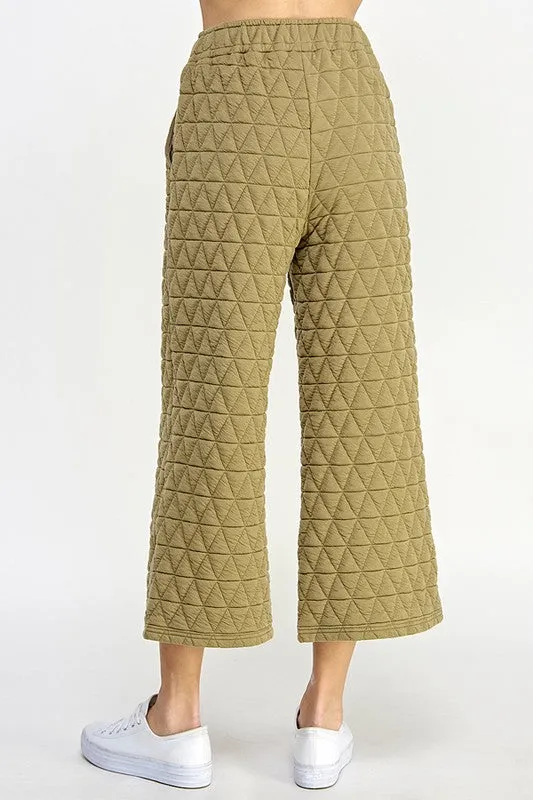 Quilted SS Loungewear Set