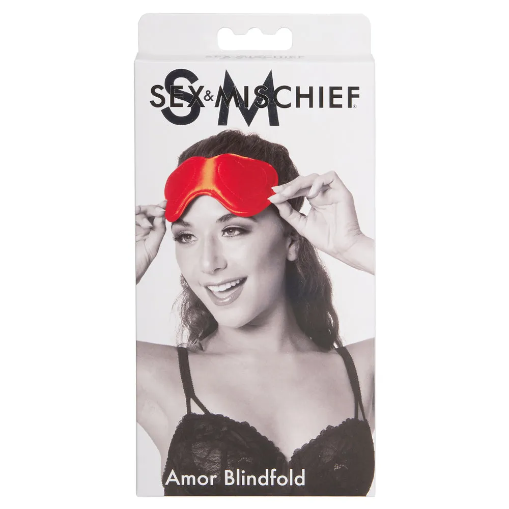 Sex & Mischief Amor Heart Blindfold Eye Mask