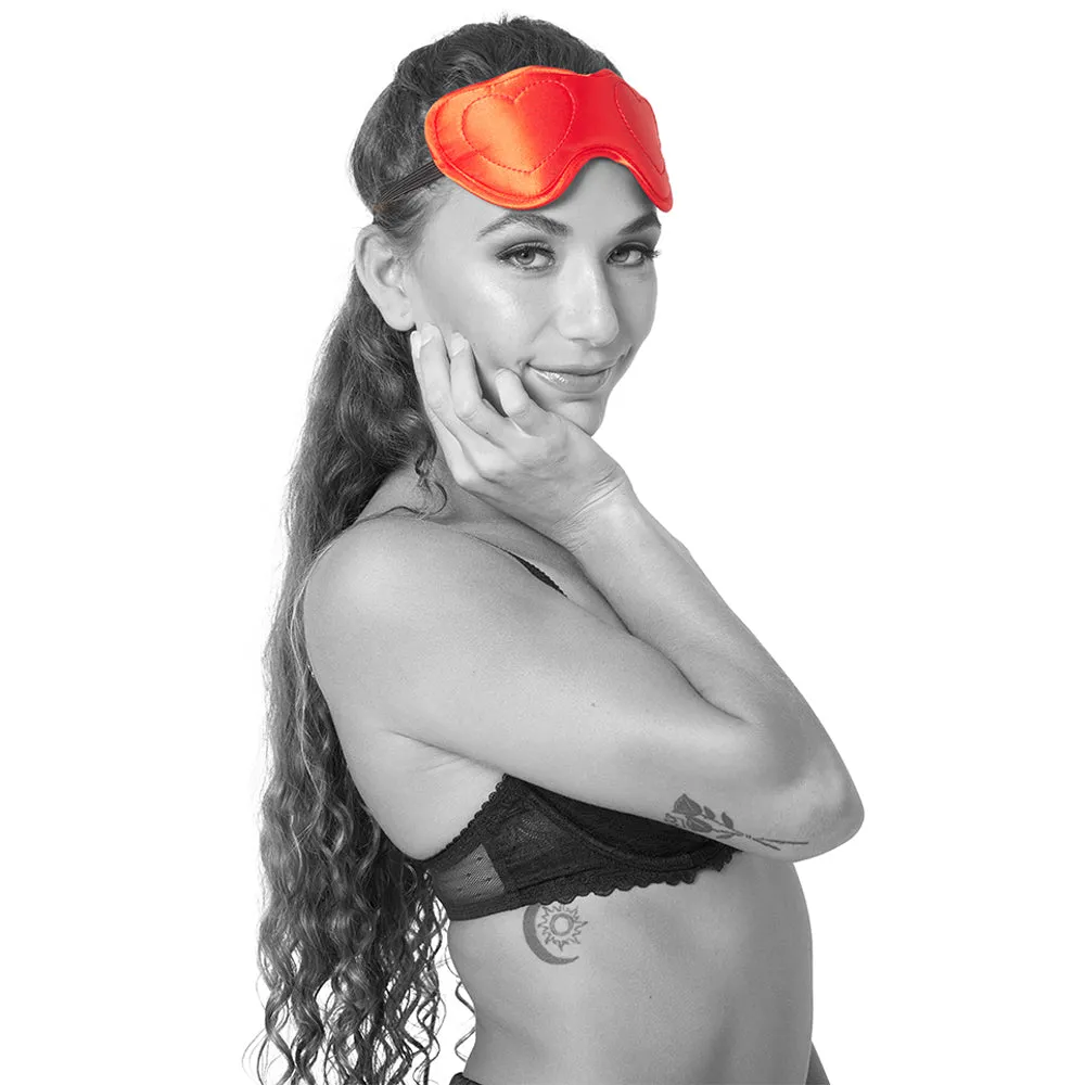 Sex & Mischief Amor Heart Blindfold Eye Mask