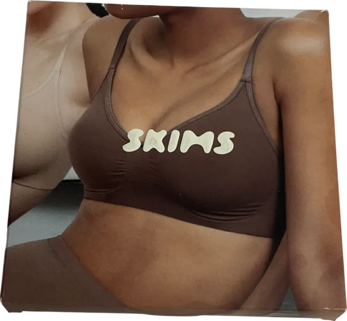 SKIMS Brown Bralette - Cocoa UK XXXL