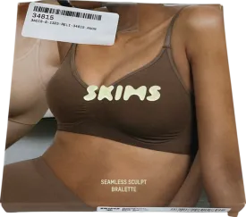SKIMS Cream Seamless Sculpt Bralette - Mica UK XS