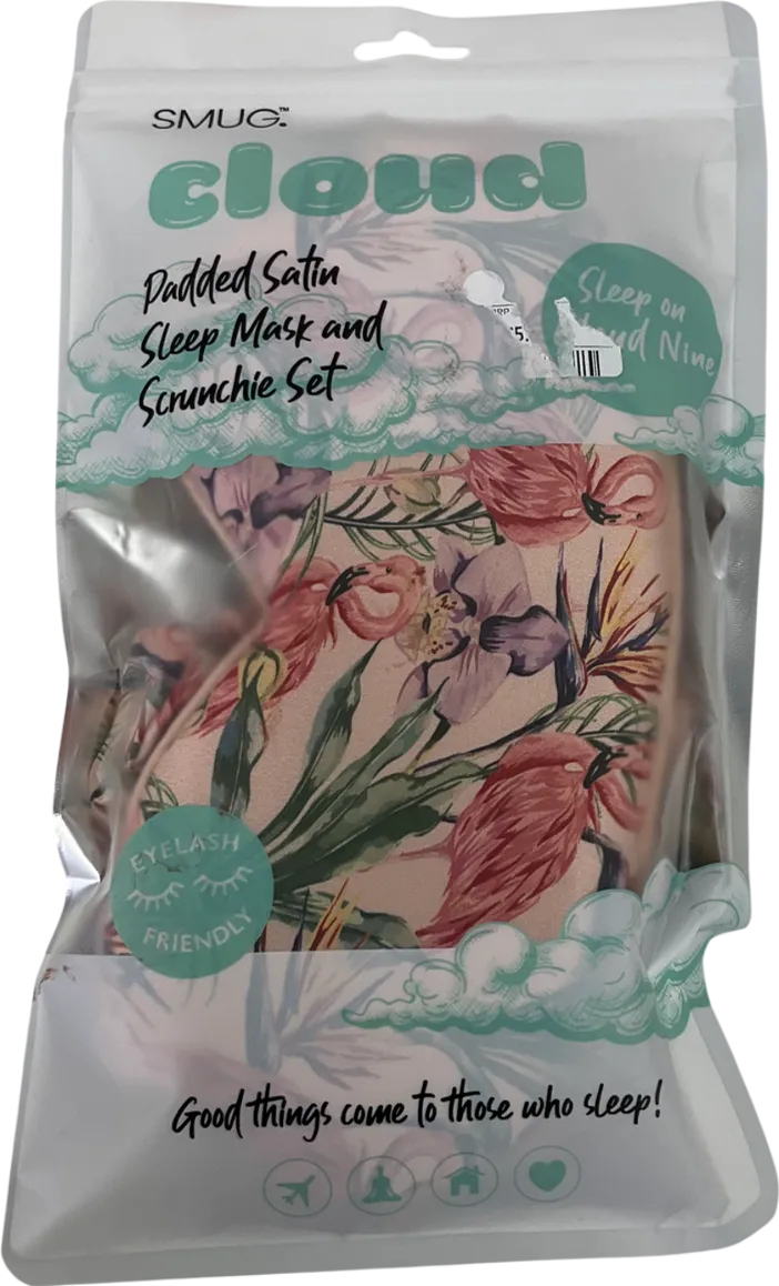 SMUG Floral Print Padded Sleep Mask One Size