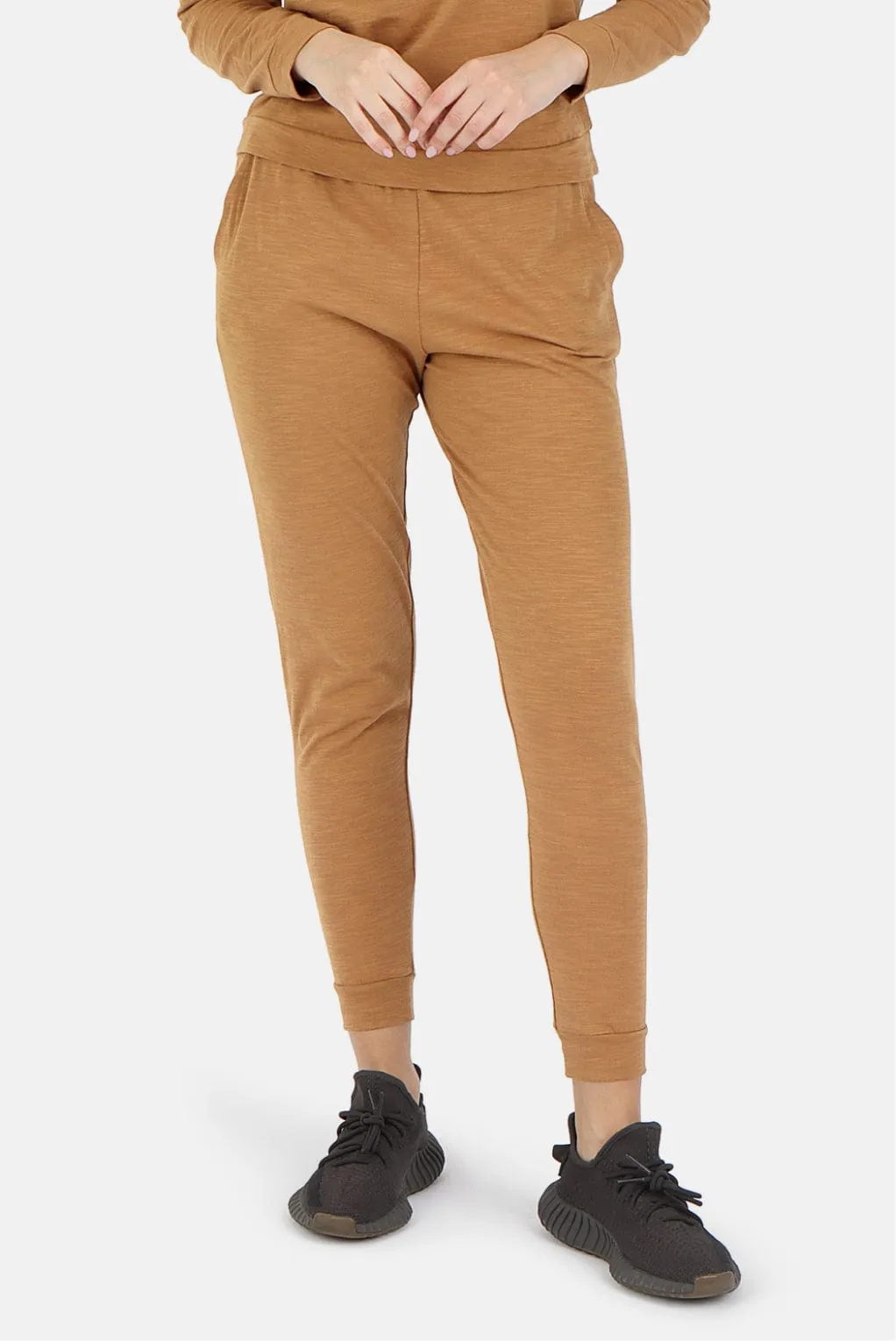 Tegan Cotton Jogger Pant - Camel