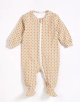 The Gingham One-Piece Sleeper - BABY