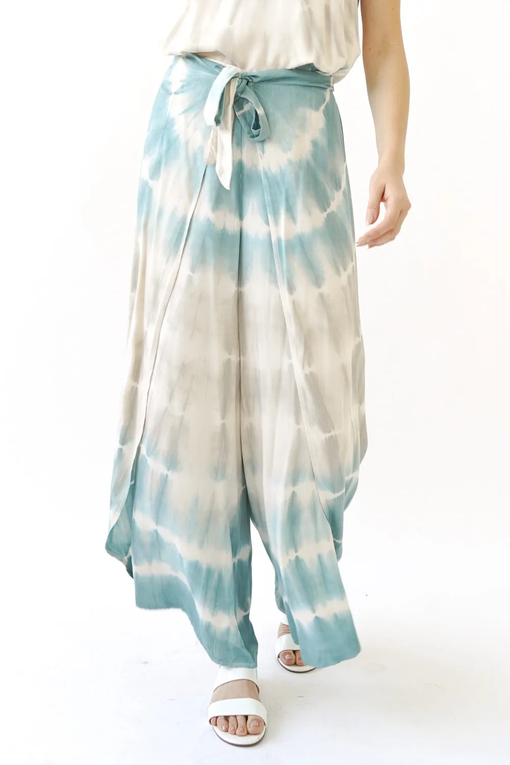 TIE DYE WRAP PANTS
