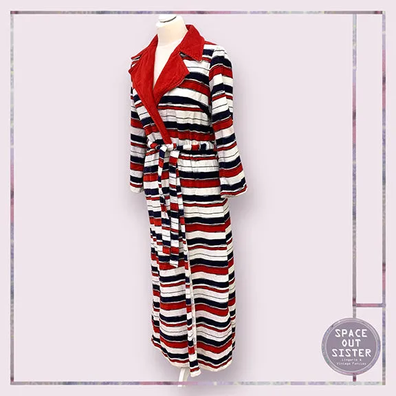 Vintage Cawo Free Hand Stripe Robe